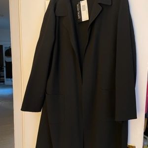 NWT Ellen Tracy - Linda Allard Black Wool Coat NWT Plus Size